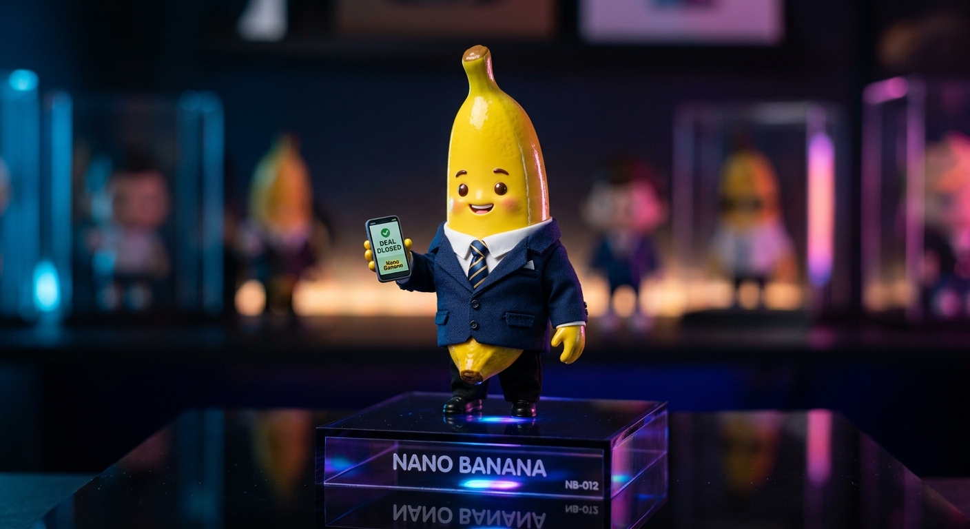 Deal closed - AI banana mascot