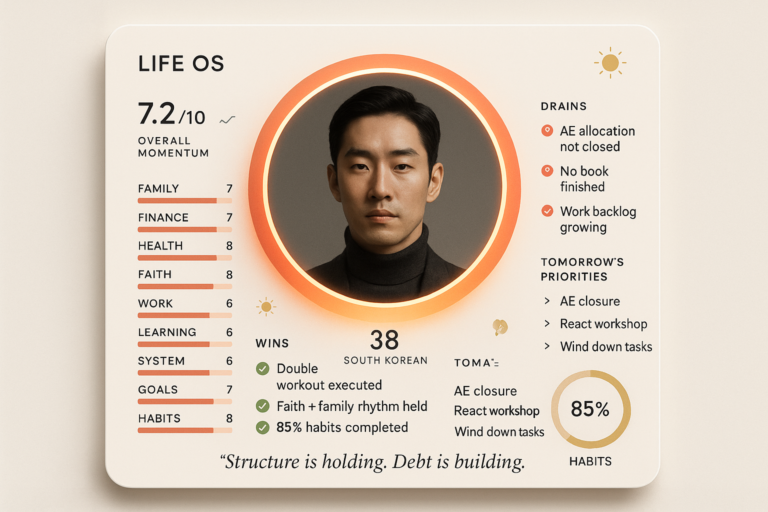 7.2 and Building Momentum: When Structure Holds and Work Stacks