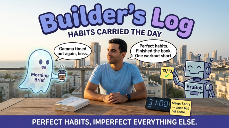 8.2 and Honest: The Day Habits Carried Everything Else